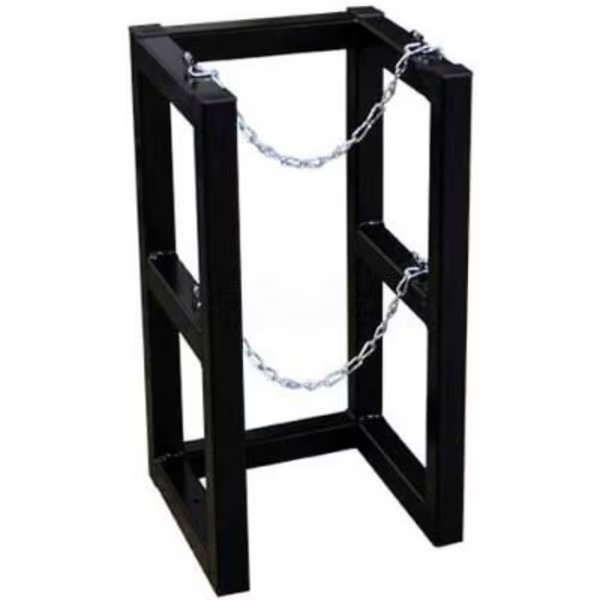 Stainless Steel Cylinder Tube Rack, 1 Wide x 1 Deep, 16